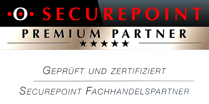 Grafik: Securepoint Premium Partner Auszeichnung